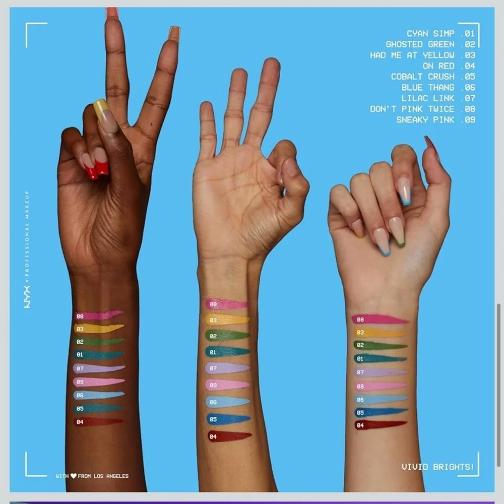 Cyan Simp | NYX Vivid Brights Liquid Eyeliner - Teal